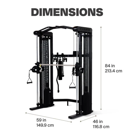 Centr 3 Home Gym Functional Trainer with Selectorized Smith Bar secondary view